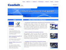 Tablet Screenshot of comsoft.bg