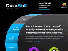 Tablet Screenshot of comsoft.com.gt